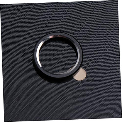 Lurrose 3pcs Metal Phone Lens Protector -scratch Camera Lens Cover for Full Surround Metal Texture Easy Application Black - color: Black