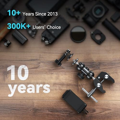 SMALLRIG Camera Mount Kit, Ball Head Magic Arm with Clamp, 2-Pong Mount - style: Clamp Kit