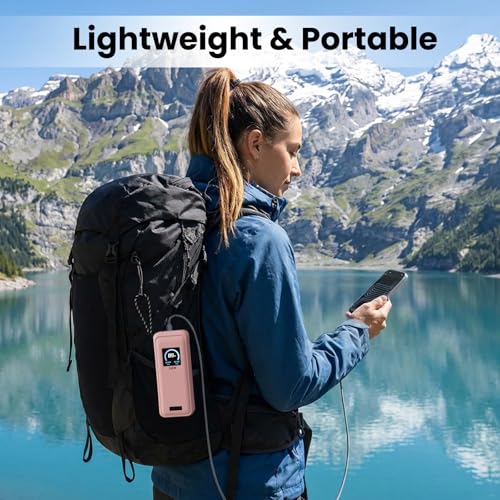 for Anker Prime Power Bank 26,250Mah 300W Case Cover | Soft Silicone Shockproof Protective Case for Anker 300W Prime Power Bank with Anti-Lost Strap, LCD Display Visible, Pink - color: Pink