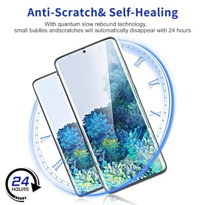 3 Pack Screen Protector for Samsung Galaxy S20 [Not Glass], Support Fingerprint Unlock Flexible TPU Film, Touch Sensitive, Anti-Scratch, Full Coverage - size: Galaxy S20