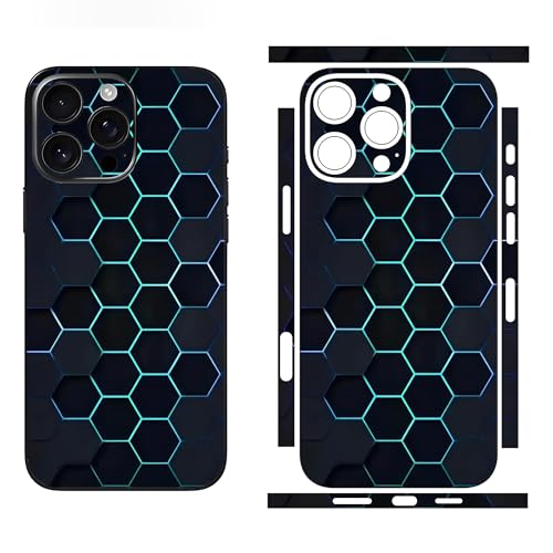Skin Wrap Compatible with 13/14/15/16/17 Pro Max (Dark Blue, 16 Pro Max) - color: Dark Blue, size: 16 Pro Max