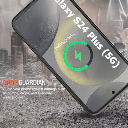 Battery Case for Galaxy S24 Plus, 12000mAh Portable Wireless Charging Case Supporting CarPlay, Compatible with Galaxy S24 Plus (6.7 inch) Rechargeable Extended Battery Charger (Black) - size: Galaxy S24 Plus