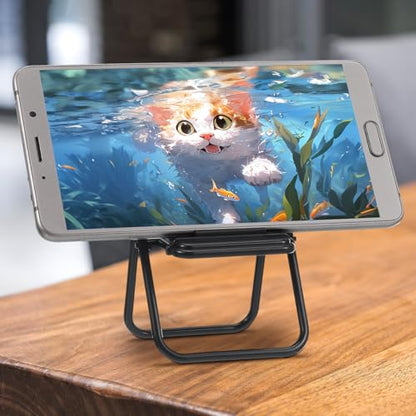 NOLITOY Mini Folding Chair Phone Holder Miniature Folding Chair Smartphone Desk Stand Dollhouse Furniture Model Foldable Decoration for Mini House Decor Photo Props 12 pcs 3.93 X 2.55 X 2.16 in