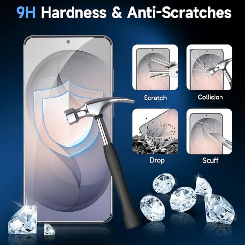 LYWHL 2-Pack Samsung Galaxy S26 Plus Screen Protector, Tempered Glass for S26+ with Alignment Frame, Sensitive Touch & Fingerprint Unlock, Anti-Scratch Case Friendly Bubble Free Easy Install HD Clear - size: Samsung Galaxy S26 Plus
