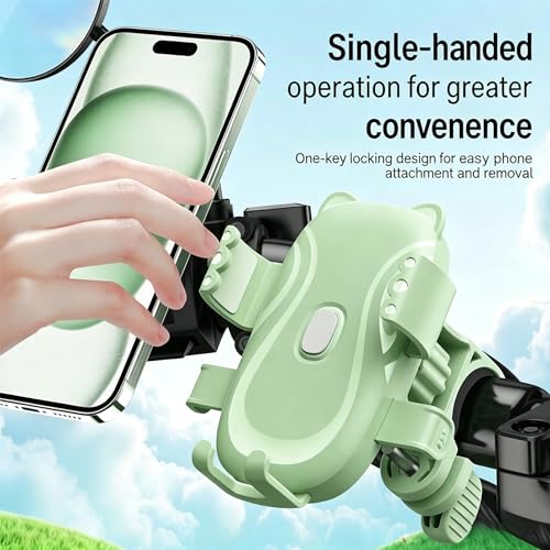 Bear Shape Bike Motorcycle Handlebar Cell Phone Mount