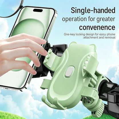 Bear Shape Bike Motorcycle Handlebar Cell Phone Mount