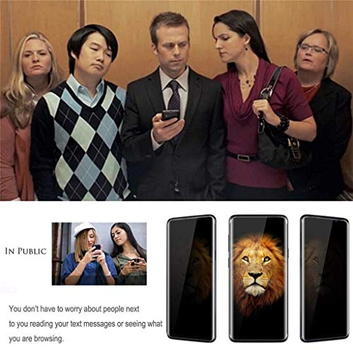 Galaxy Note 8 Privacy Screen Protector, [Anti-Spy] [Case Friendly] [Full Coverage] [Anti-Scratch] [3D Curve Edge] Premium Flexible Film Screen Protector for Samsung Galaxy Note 8 [2-Pack] - size: for Samsung Galaxy Note 8