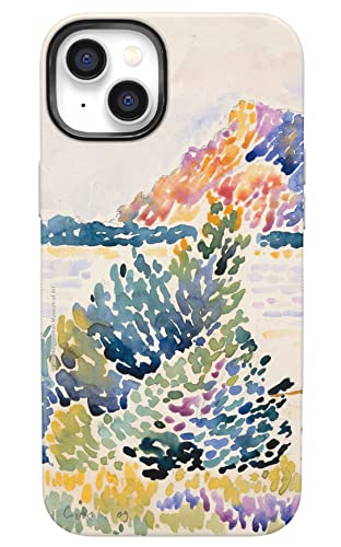 Casely iPhone 15 Plus Case | Calm Waters | The Met Museum | Bold Protective Design | Compatible with MagSafe - color: Calm Waters | The Met Museum