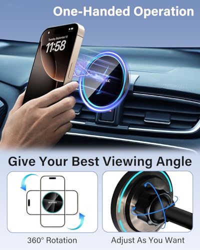SKYLOTEC Magnetic Charger Phone Holder for Honda CR-V CRV 2017-2022 - color: Magnetic Wireless Charger, size: 2017-2022 Honda CR-V