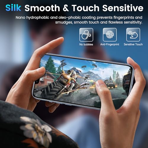 Fotbor for [3+3 Pack] iPhone 13 Pro Max Screen Protector with Camera Lens Protector, 9H Tempered Glass Case Friendly Film with Easy Installation Kit 6.7'' - size: iPhone 13 Pro Max-6.7 inch