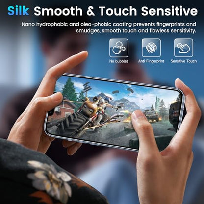 Fotbor for [3+3 Pack] iPhone 13 Pro Max Screen Protector with Camera Lens Protector, 9H Tempered Glass Case Friendly Film with Easy Installation Kit 6.7'' - size: iPhone 13 Pro Max-6.7 inch