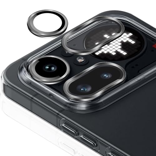 Zeking2 Set for Nothing Phone 4a Pro 5G Camera Lens Protector, - color: Black
