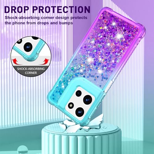 for Moto G 2025/2026 Case, Moto G Play 2026 Phone Case, Blue Purple - color: Blue Purple