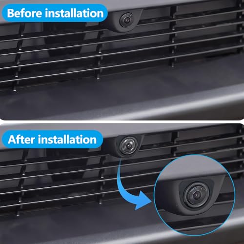 Premium Tempered Glass Front Camera Lens Guard Cover Protector For Tesla Model Y Model 3 Cybertruck - Autopilot Compatible - Scratch & Drop Resistant Protection