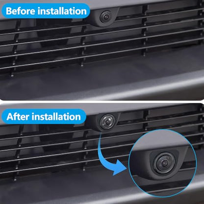 Premium Tempered Glass Front Camera Lens Guard Cover Protector For Tesla Model Y Model 3 Cybertruck - Autopilot Compatible - Scratch & Drop Resistant Protection