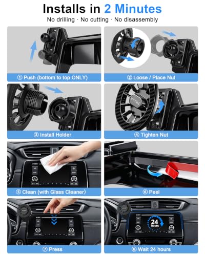 SKYLOTEC Car Phone Mount for 2017-2022 Honda CR-V CRV 5/7-inch Screen - color: Magnetic, size: 2017-2022 Honda CRV | 5/7-Inch