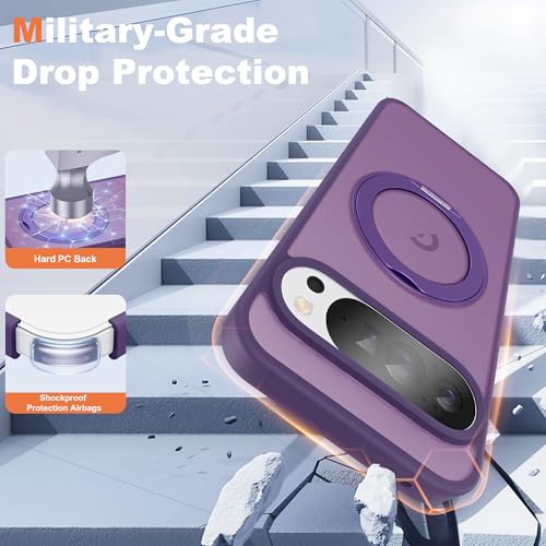 Compatible with Google 9/10 Pro XL Case with Stand 6.8",Purple - color: Purple, size: Google Pixel 9 Pro XL/Pixel 10 Pro XL