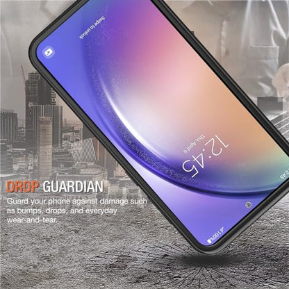 Battery Case for Galaxy A54,Enhanced [12000mAh]Ultra Thin Portable Protective Qi Wireless Charging Case Compatible with Galaxy A54 (6.4inch) Rechargeable Extended Battery Charger Case (Black) - size: for Galaxy A54