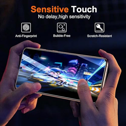 [2 Pack] Moto Edge 2024 Privacy Screen Protector, 9H Tempered Glass, Bubble Free, HD Clear, Anti-Scratch, Anti-Spy Film for Motorola Edge 2024 5G Glass Screen Protector - size: 6.6 Inches Moto Edge 2024