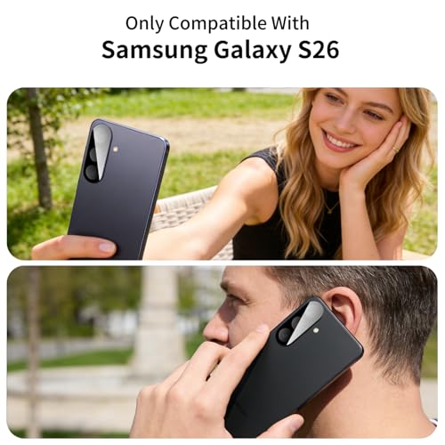 3 Pack Camera Lens Protector for Samsung Galaxy S26
