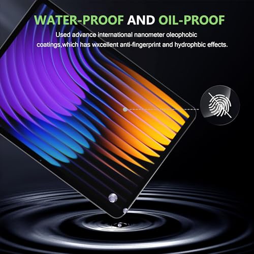for Xiaomi Pad 7/7 Pro/Xiaomi Pad 8/8 Pro Screen Protector,9H Hardness, Anti-Scratch, Tempered Glass flim, Case Friendly, Anti-Fingerprint,Anti-Scratch,(2PACK) - color: Xiaomi Pad 7