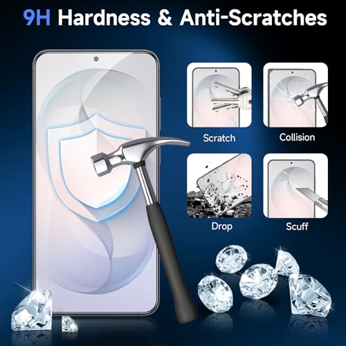 LYWHL 2-Pack Samsung Galaxy S26 Screen Protector, Tempered Glass for S26 with Alignment Frame, Sensitive Touch & Fingerprint Unlock, Anti-Scratch Case Friendly Bubble Free Easy Install HD Clear - size: Samsung Galaxy S26