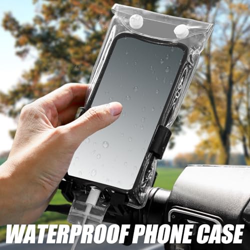 Cycling Waterproof Phone Bag Rain Protection Sandproof Clear | Waterproof Phone Pouch Cycling for Kayaking Boating Travel Men Women Food Delivery Riders