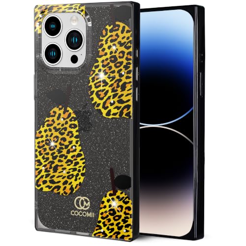 COCOMII Rectangle for iPhone 14 Pro Case, Leopard Pear | Compatible with MagSafe Wireless Charging, Shockproof 10ft Drop Protection, Camera & Screen Protection, Premium Glossy Finish - color: Leopard Pear, size: iPhone 14 Pro (6.1")