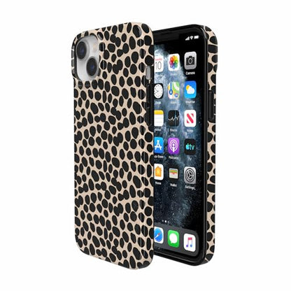 Casely iPhone 14 Plus Case | Lost in Spots | Cheetah Print | Compatible with MagSafe | Classic Ultra Slim Design - color: Lost in Spots | Cheetah Print