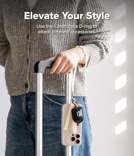 Ringke Phone Grip [D Ring Hand Hook Band Strap Butter Yellow] - color: Butter Yellow