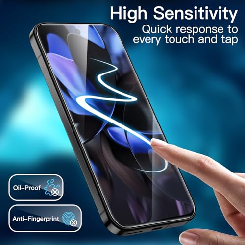 JETech Screen Protector for Google Pixel 9 Pro, 2+2 Pack - size: Pixel 9 Pro