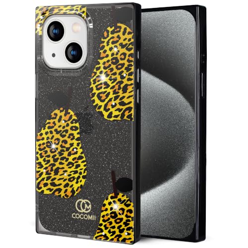 COCOMII Rectangle for iPhone 15 Case, Leopard Pear | Compatible with MagSafe Wireless Charging, Shockproof 10ft Drop Protection, Camera & Screen Protection, Premium Glossy Finish - color: Leopard Pear, size: iPhone 15 (6.1")