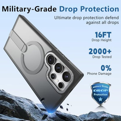 for Samsung Galaxy-S23-Ultra Case, Slim Fit & Matte, Gray - color: Gray, size: Galaxy S23 Ultra 6.8"
