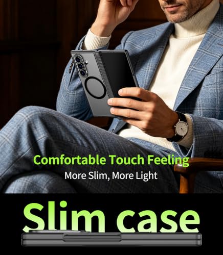 Cozycase for Samsung Galaxy Z Fold 8 Ultra /Z Fold 7 Case with Kickstand - color: Black