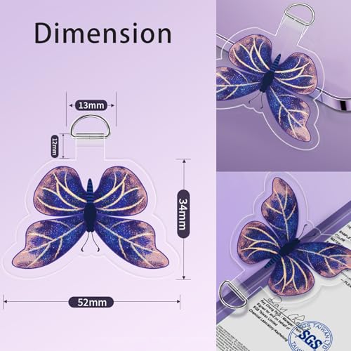 Phone Tether Tab 3 Pcs Universal Phone Lanyard Case Patch Without Adhesive with 1 Pc Spring Ring Phone Lanyard Replacement Part Pad for Cell Phone Strap for iPhone Samsung Google Butterfly