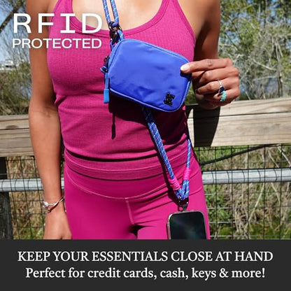 Save the Girls Active Clip & Go Phone Lanyard Rope Strap, Royal Blue - color: Royal Blue