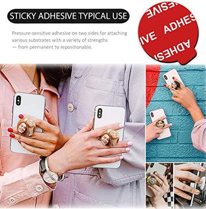 AZXYI Very High Bond Sticky Adhesive, 9 Pack Adhesive Replacement for Socket Base, 1.4 inches Double Sided Sticker Tapes for Phone Collapsible Grip & Stand Base - size: 1.4 inches Diameter