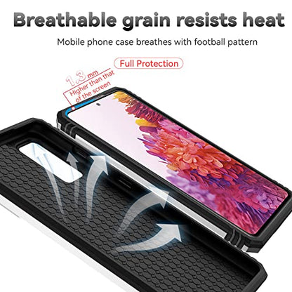 for Samsung Galaxy S20 FE 5G Case with Camera Lens Cover HD Screen Protector, Military-Grade Drop Tested Magnetic Ring Holder Kickstand Protective Phone Case for Samsung Galaxy S20 FE 5G (Silver) - color: Silver with camera cover Military-Grade 2nd gen