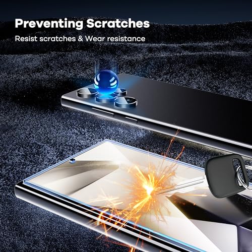 AACL 3-Pack for Samsung Galaxy S24 Ultra Screen Protector Tempered Glass