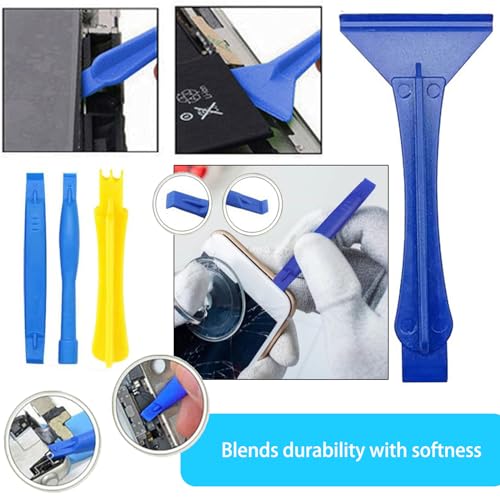 Spudger Pry Tool Kit 14 Piece Opening Tool, Plastic & Metal Spudger Tool Kit, Ultra-Thin Prying & Open Tool for Phone, Laptop, Pad, Cell Phone, Tablet, Computer, Electronics Repair