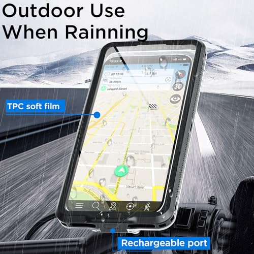 AICase Cruise Essentials 2026 Waterproof Phone Case,Universal Self-Check Function Underwater Pouch Dry Bag Beach Travel Essentials for iPhone 16e 16 15 14 13 12 11/Samsung S25/LG,Google/Xiaomi Black - size: Universal Self-Check