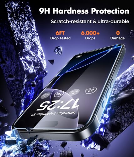 UNBREAKcable iPhone 16 Pro Screen Protector & Camera Lens Protector - size: iPhone 16 Pro