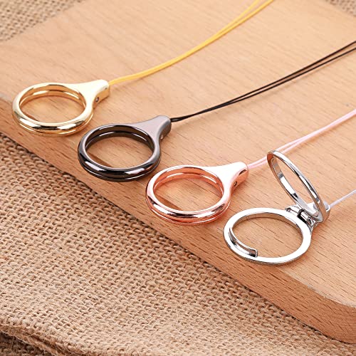 Cobee Cell Phone Ring Straps, 4 Pcs Cellphone Finger Holders Loop Charm
