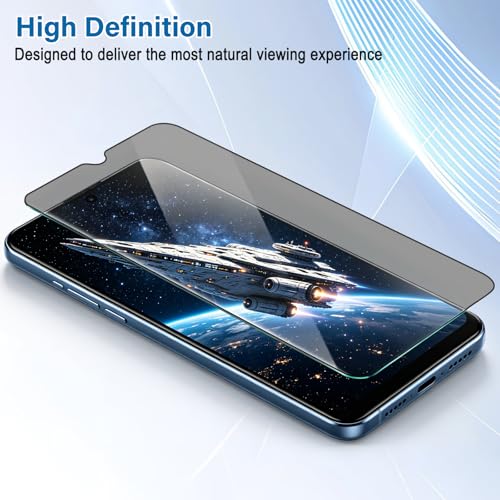 Screen Protector For Samsung Galaxy A15 5G (3-Pack), Tempered Glass Privacy - color: Galaxy A15 5G