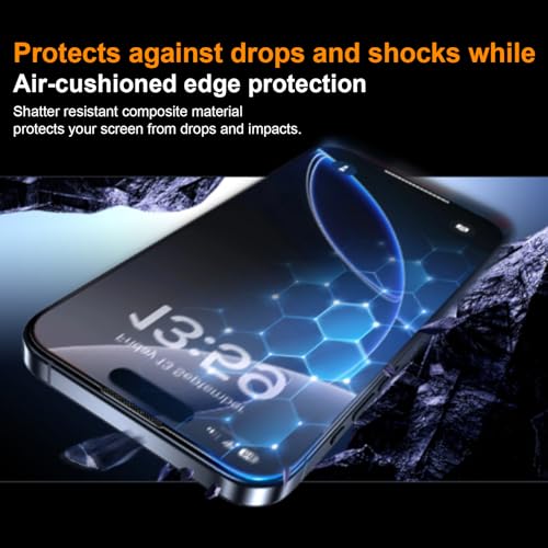 OneFish Screen Protector Glass for iPhone 17e/16e/13/13PRO/14 | 9H Glass Scratch Resistant, HD Clarity Tempered Film with Installation Frame, Easy Installation, 2 Pack - size: iPhone 17e / 16e / 13 / 13PRO / 14