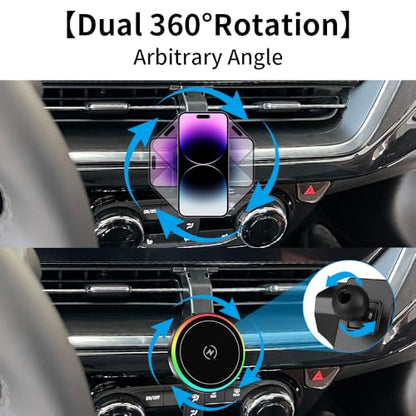 Car Magnetic Phone Mount for Chevrolet Chevy Trax 2024 2025 2026 Auto Interior Accessories Best Cellphone Holder Fast 15W Wireless Charger Cell Phones Charging Screen Stand Accessory
