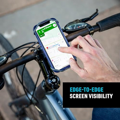 Nite Ize Wraptor Rotating Smartphone Bar Mount - Universal Cell Phone Holder for Bikes, Carts & Strollers - 360-Degree Rotation - Secure Hold on Rough Terrain - Handlebar & Stem Mount