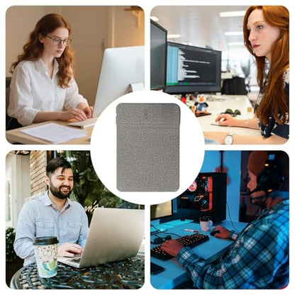 Wireless Charging Mice Pad Non-Slip Office Mice Pad with Wireless Charging - color: Gray