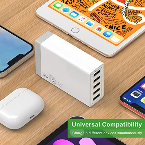 USB Wall Charger, Desktop USB Charging Station for Multiple Devices - color: #3 (Charger HUB)