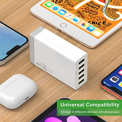 USB Wall Charger, Desktop USB Charging Station for Multiple Devices - color: #3 (Charger HUB)